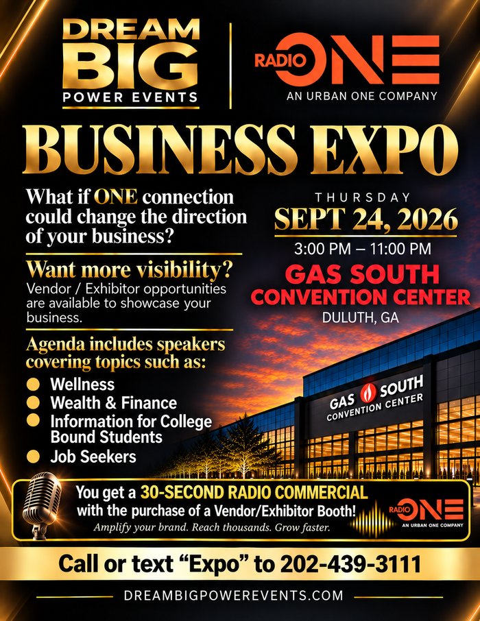 Business Expo agenda topics: wellness, wealth and finance, college-bound students, job seekers