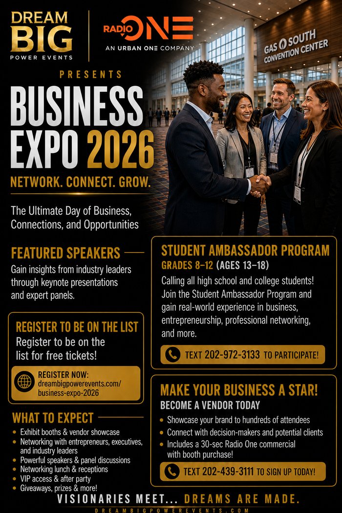 Business Expo 2026 registration, student ambassador program, and vendor sign-up details